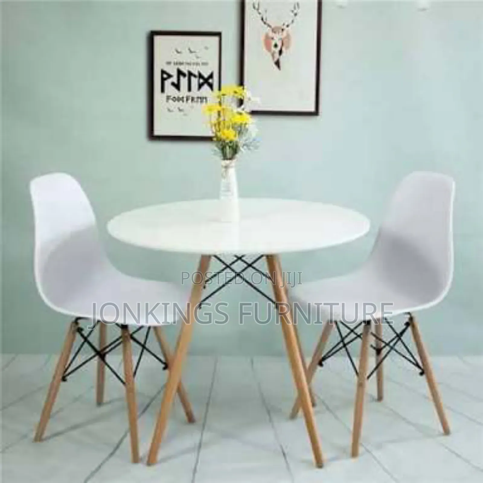 Restaurant Dining Table and 2 Chairs