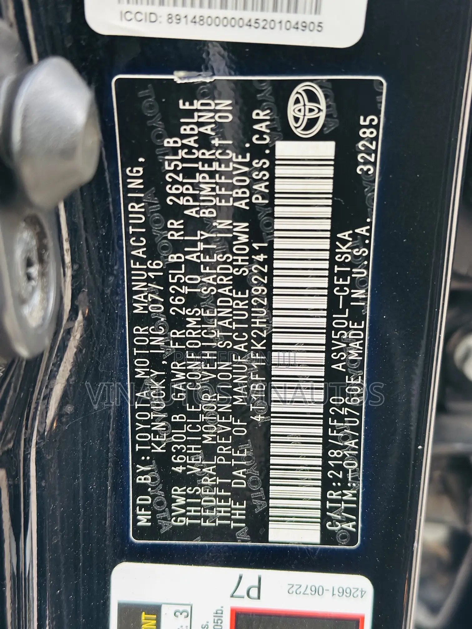 Toyota Camry 2017 Gray