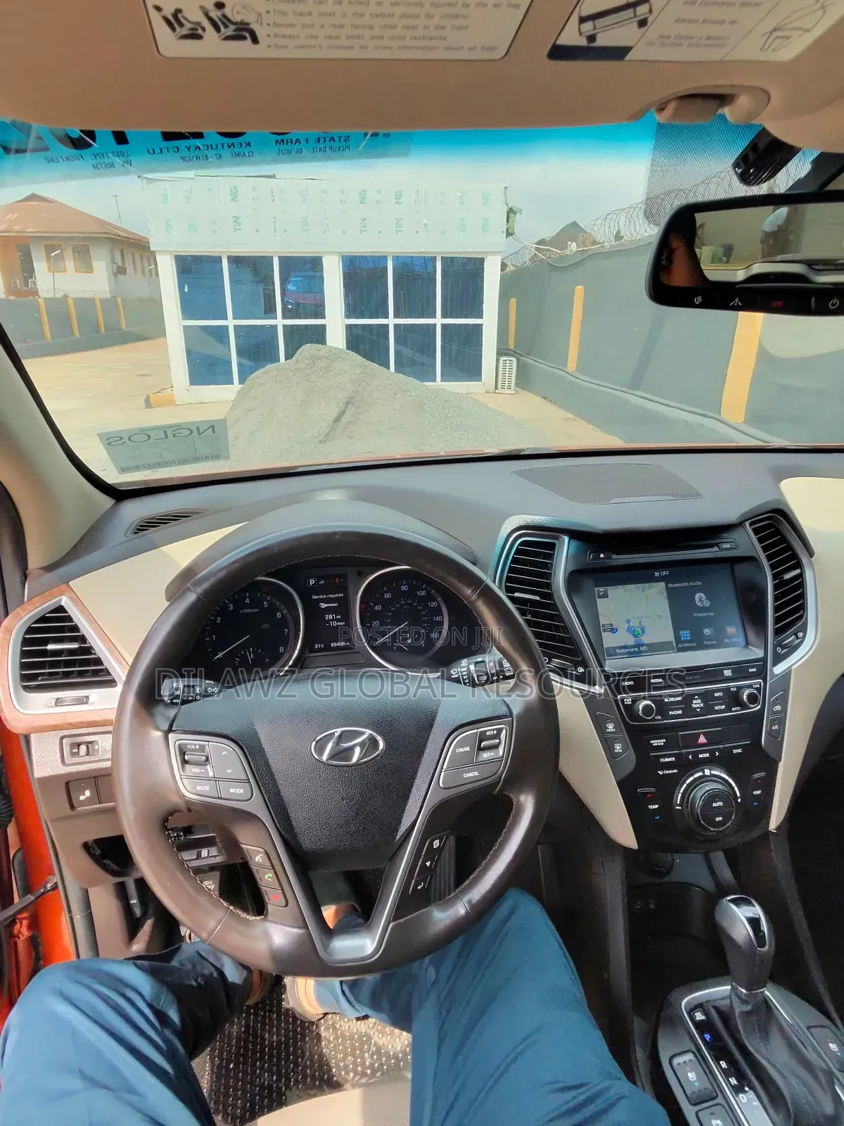 Hyundai Santa Fe 2018 Orange