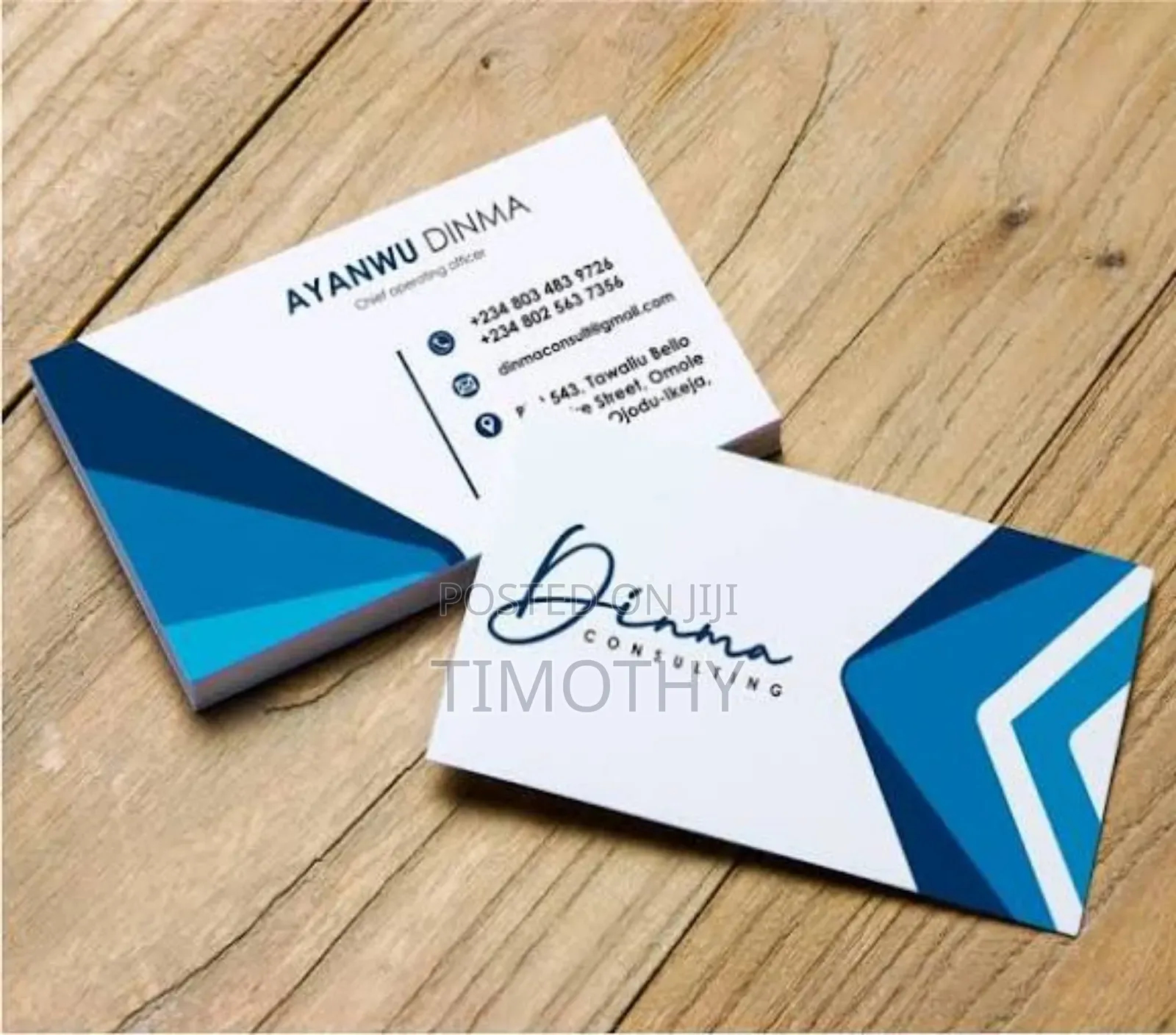 Business/Complimentary Cards