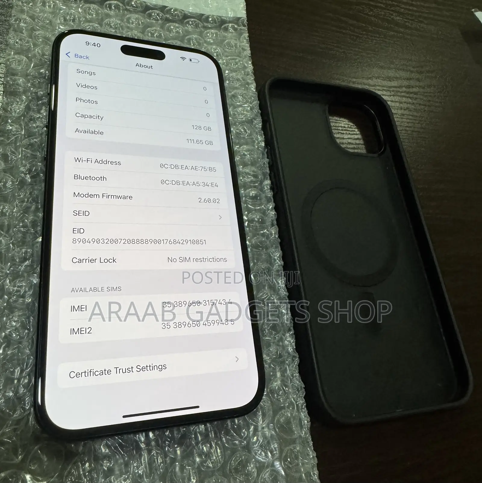 Apple iPhone 15 Plus 128 GB Black