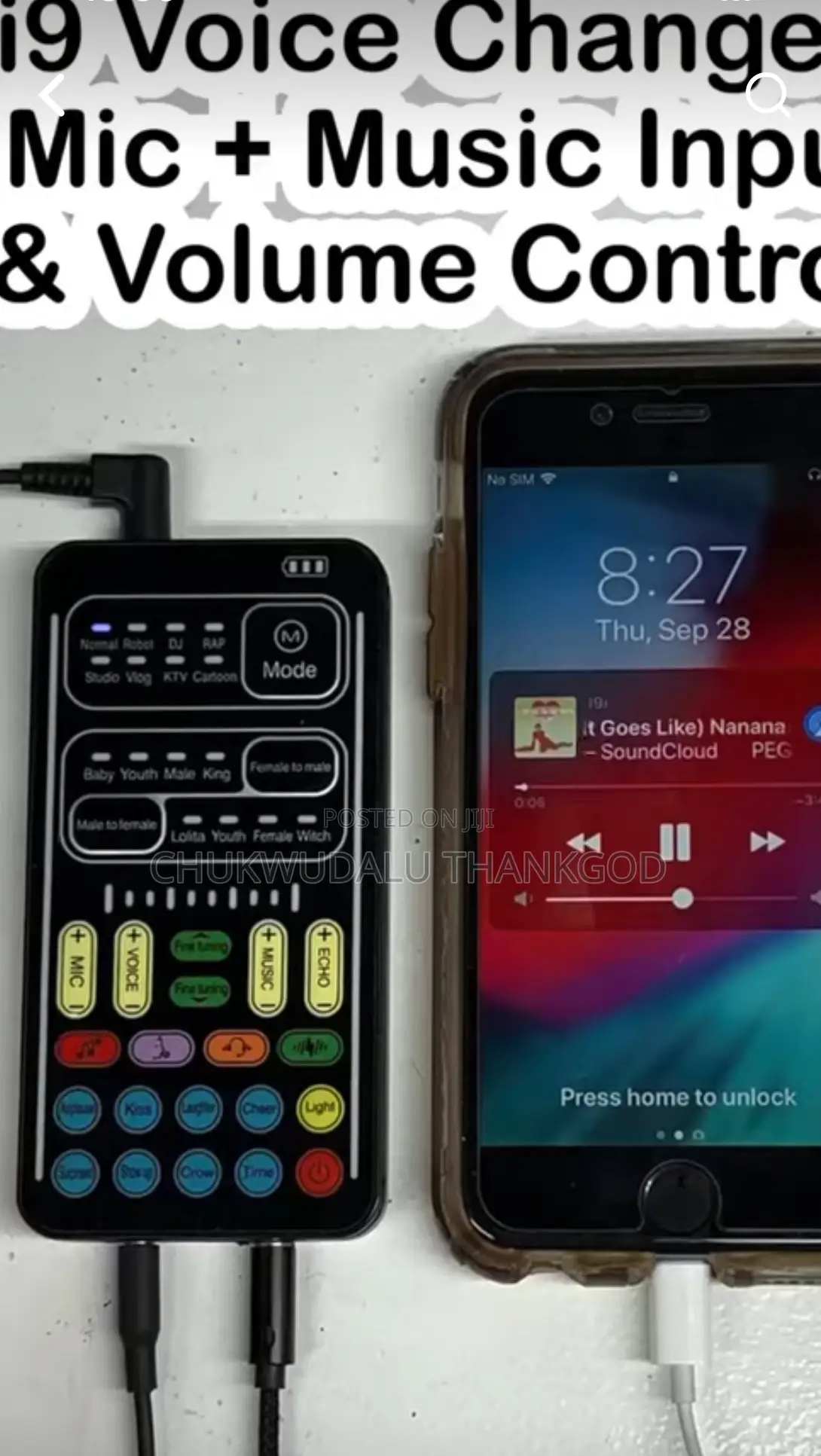 I9 Voice Changer,A Portable Device Designed Modify Voice