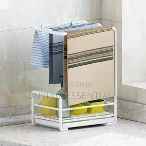 Soap,Sponge and Towel Tabletop Rack