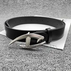 Diesel Black Leather Belt