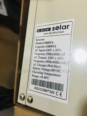 15kva 48v Choice Solar Inverter