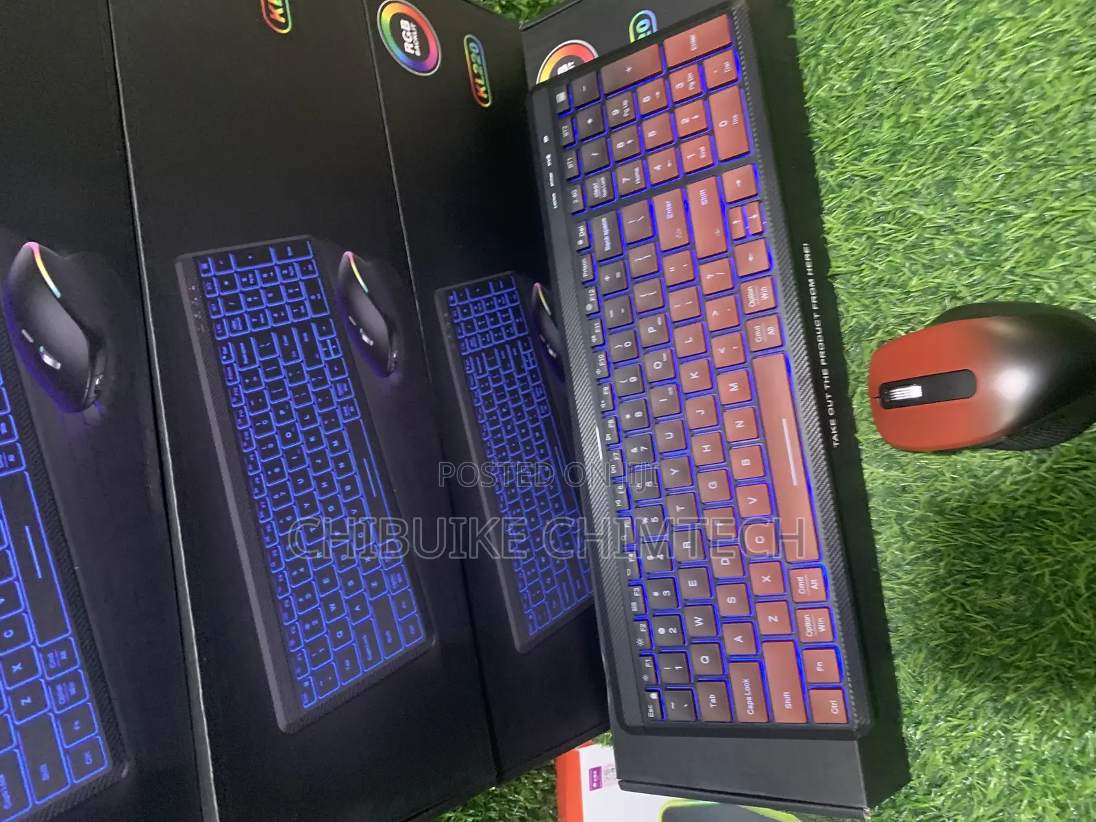 Kl220 Wireless RGB Backlit Keyboard Mouse Combo