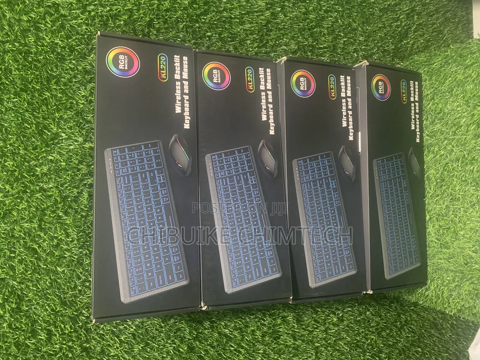Kl220 Wireless RGB Backlit Keyboard Mouse Combo