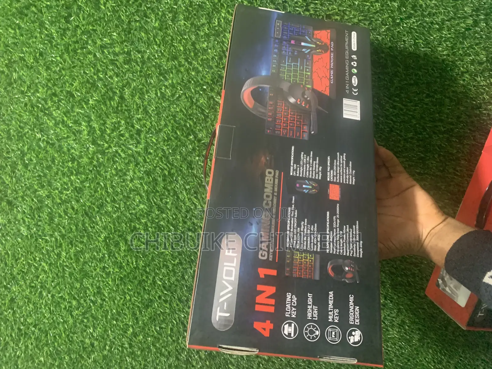 T-Volf Tf800 4-in-1 Gaming Combo Keyboard and Mouse