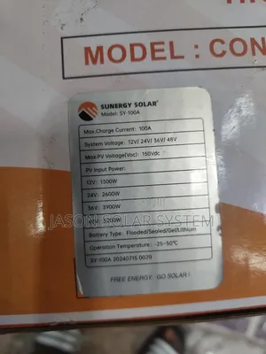 Sunergy MPPT Charge Controller 100a