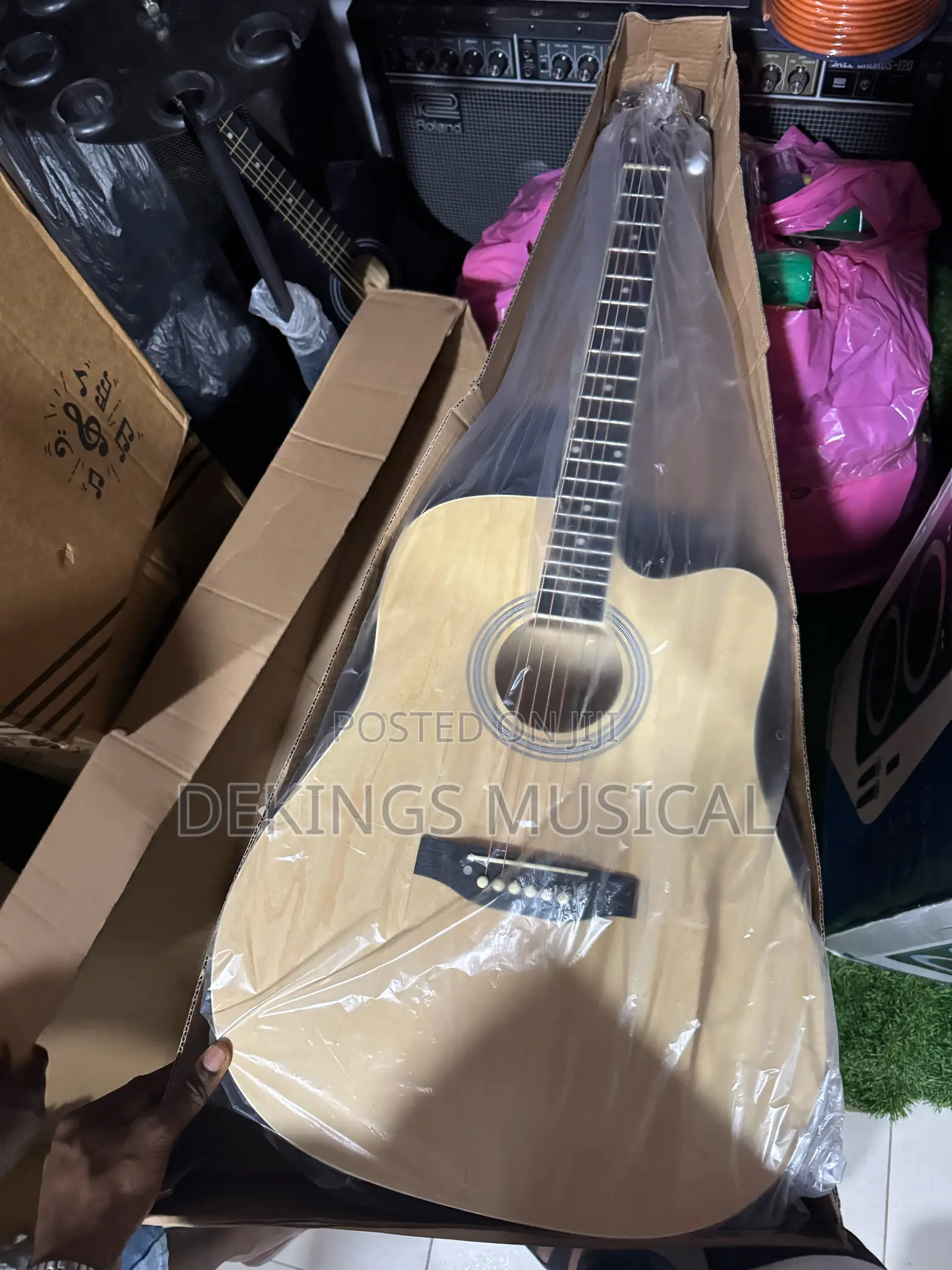 Elastic Semi Acoustic Guitar