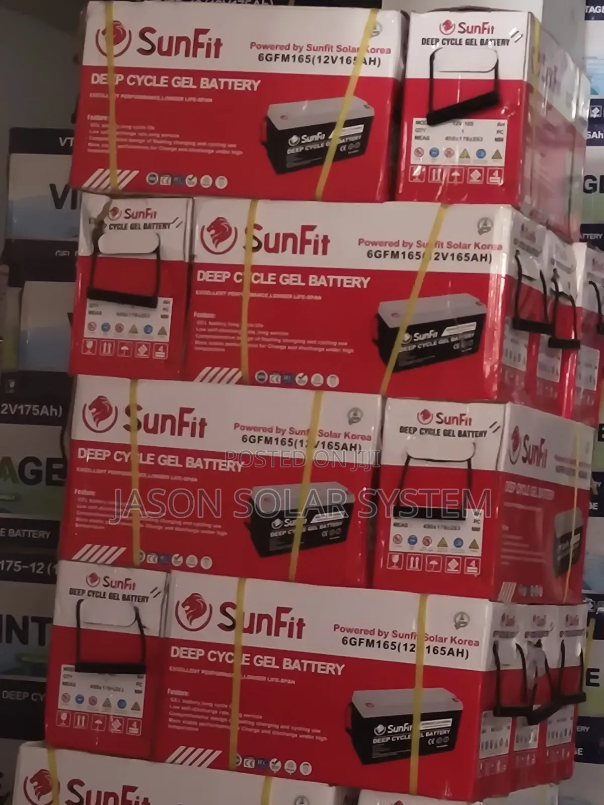 Sunfit 130ah Drycell Battery