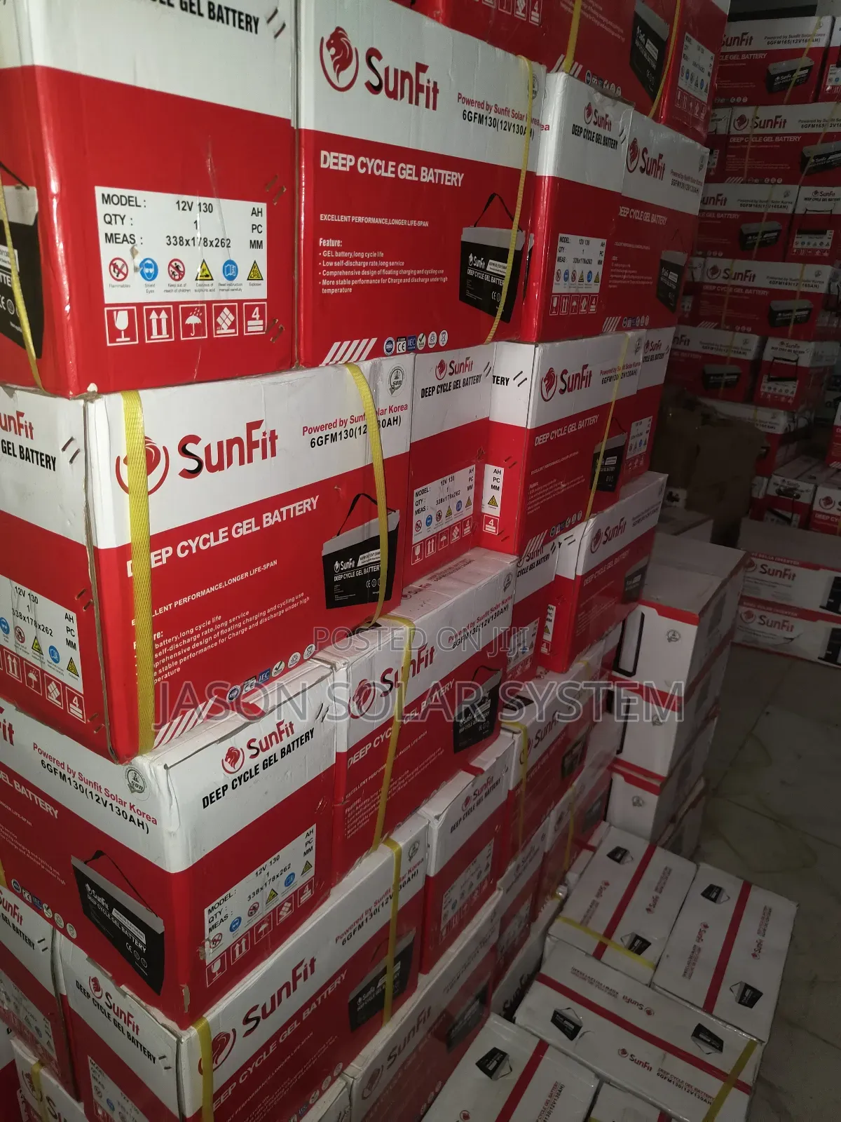 Sunfit 130ah Drycell Battery
