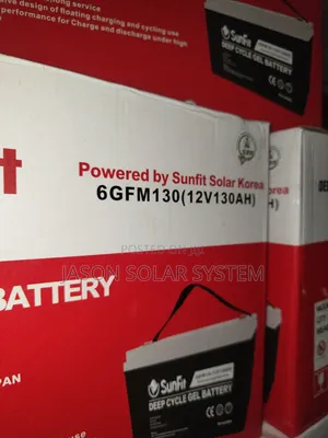 Sunfit 130ah Drycell Battery