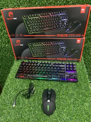 Raiku R905 Rechargeable Wireless Keyboard and Mouse Backlit