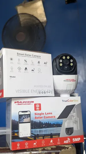 Solar Powered Single Lens 4g Camera V380