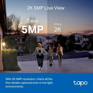 Tapo D230s1 5mp Battery Video Doorbell Wireless, Security Camera
