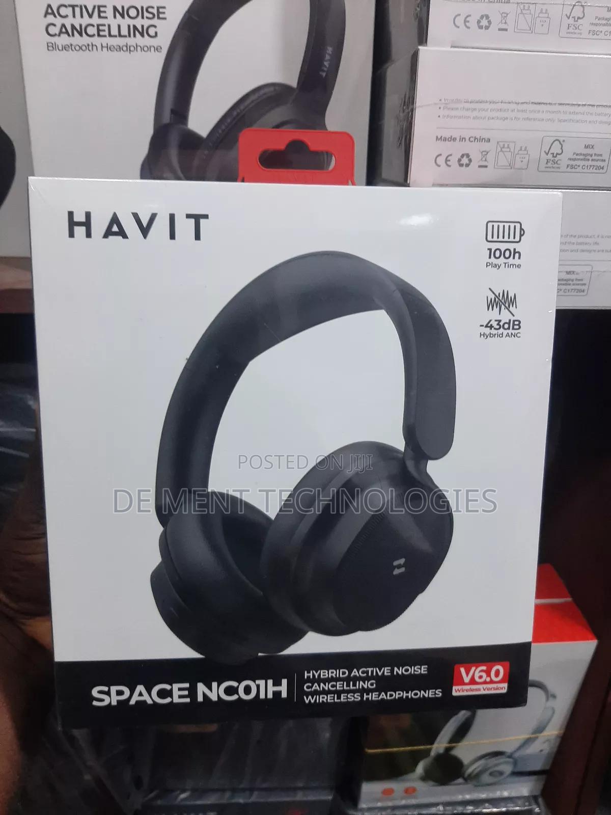 Havit Space Nc01h Hybrid Active Noise Cancellation Wireless Headphone