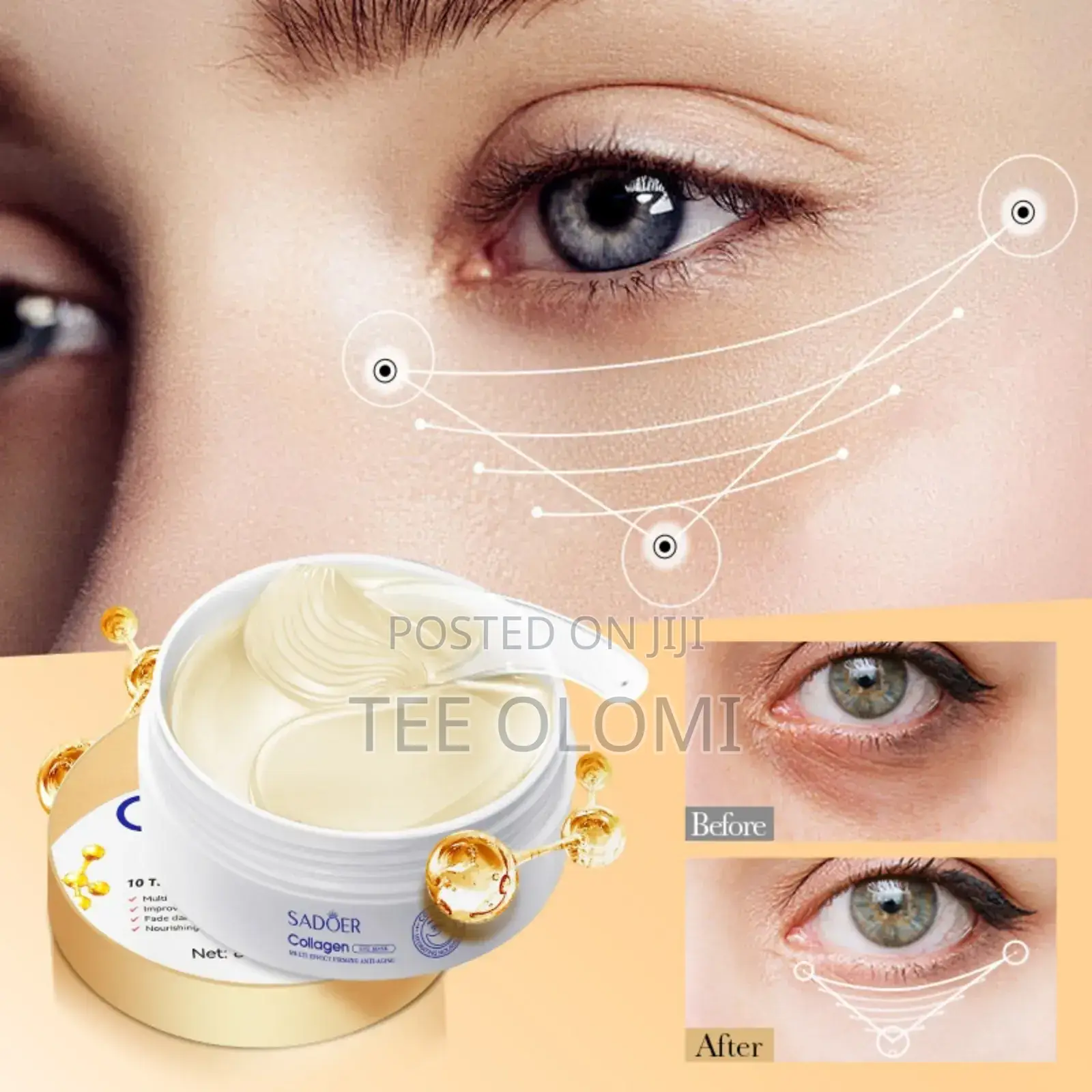 Collagen Eye Patch, 30 Pairs