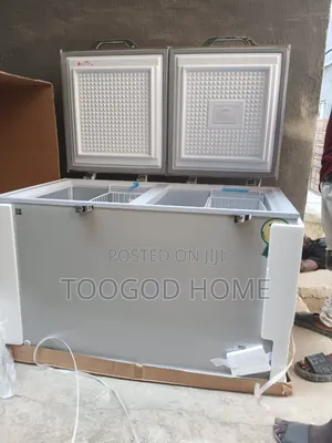 400liters Scanfrost Double Door Chest Freezer With 3 Years Warranty