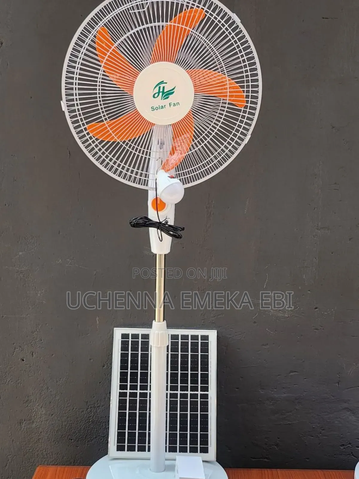 Solar Fan With Light