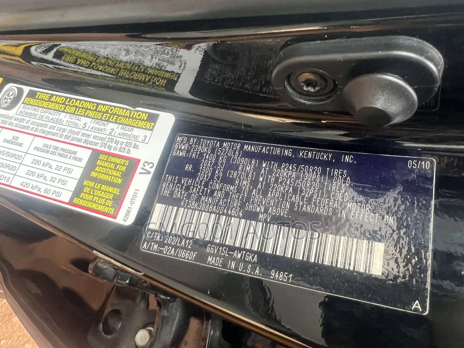 Toyota Venza AWD 2011 Black