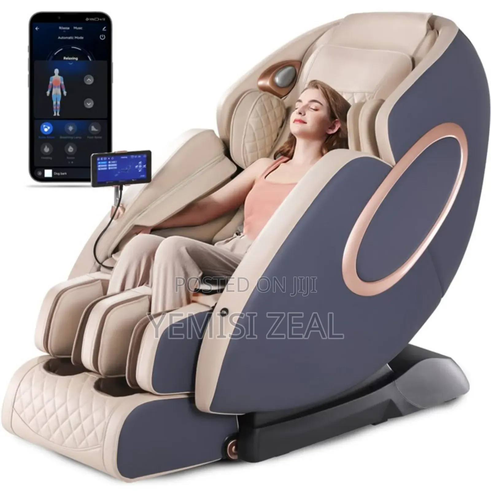 Durable Massager Chair With Incline And Bluetooth