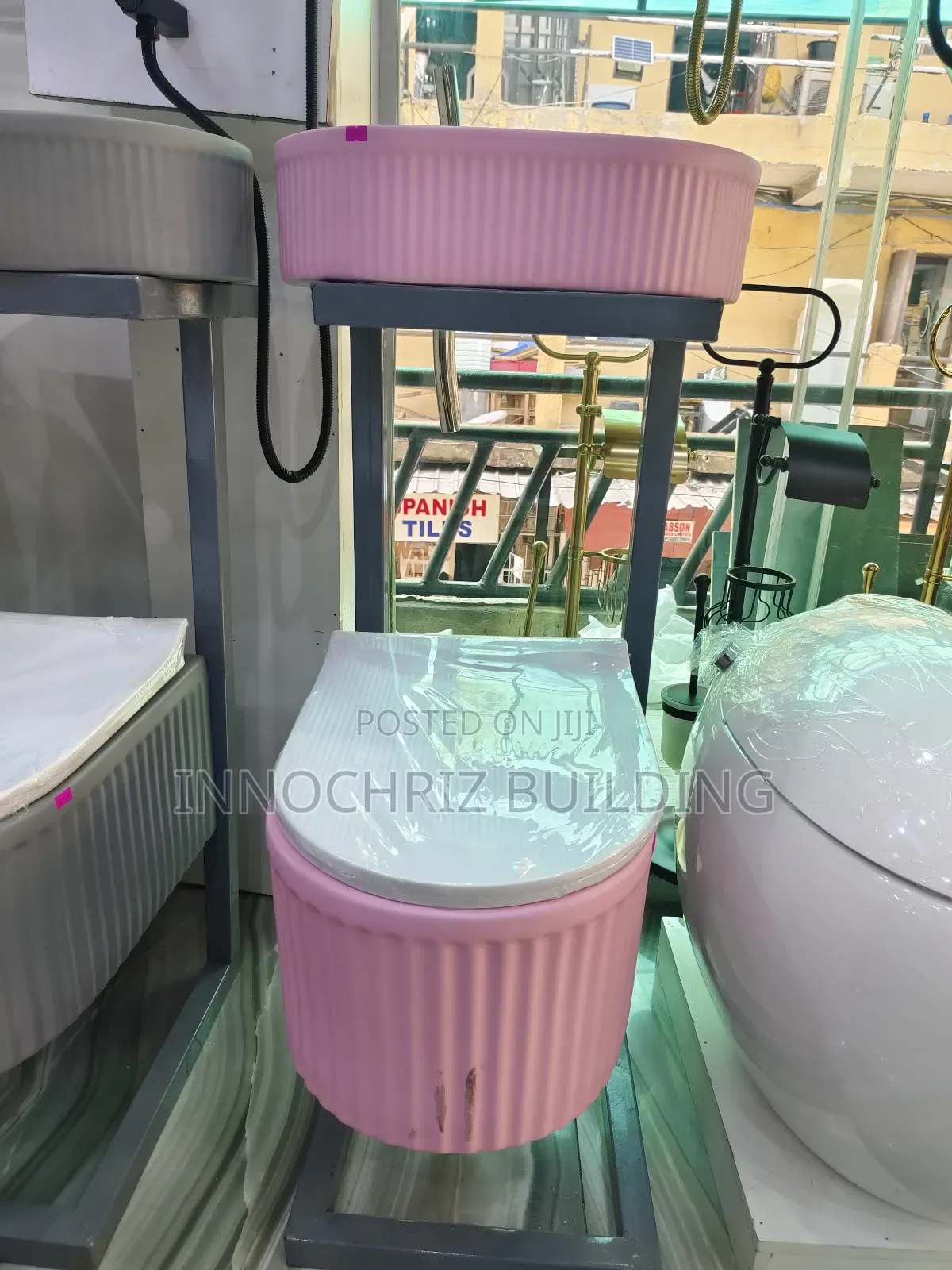 Pink Conceal With Basin