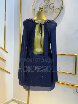 Backless Short Gown