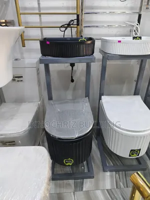 Black Conceal Wc With Basin