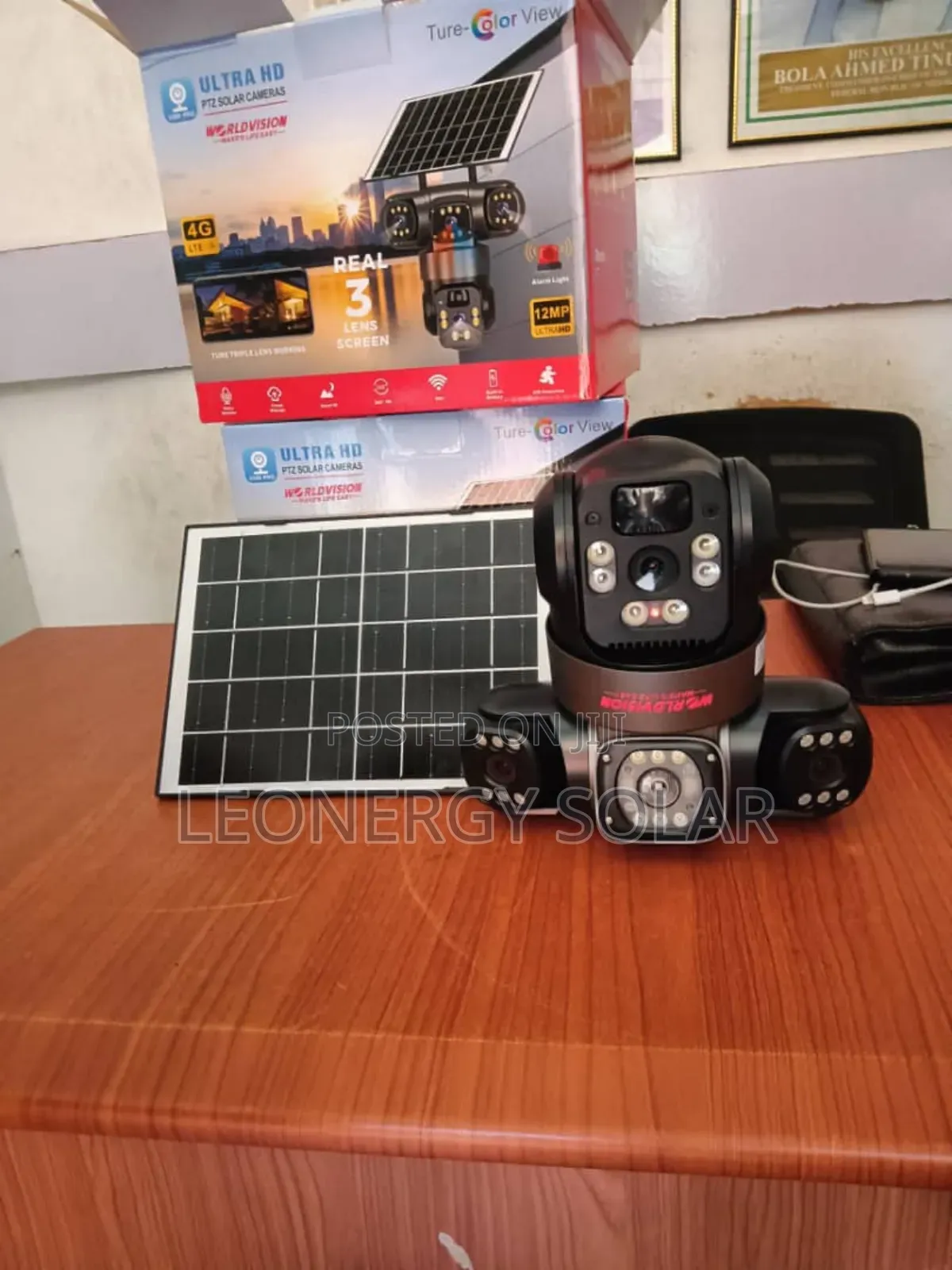 Triple Lens Solar Camera (Sim Enable)