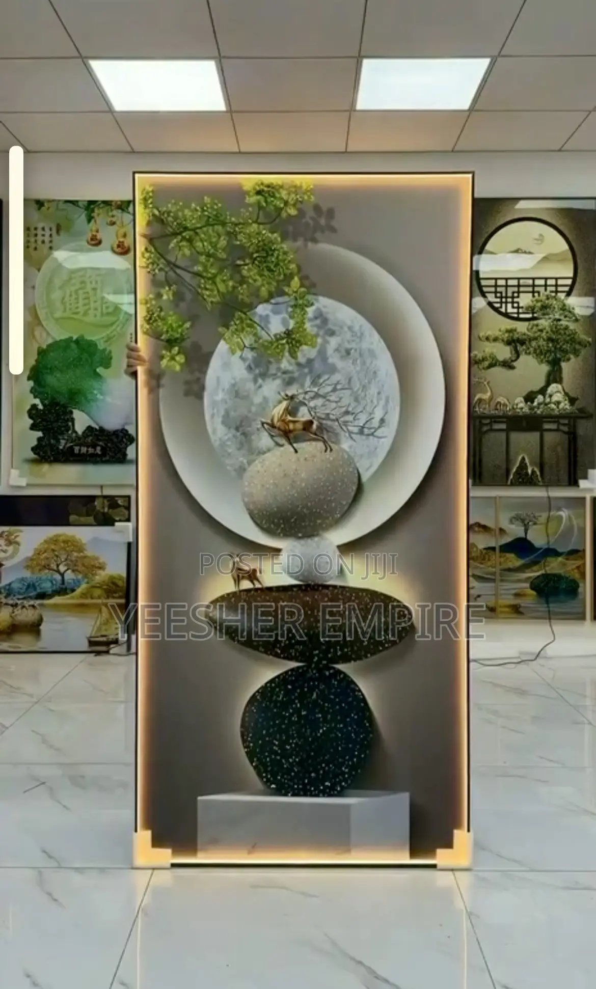 Large Led Decor Frame With Remote