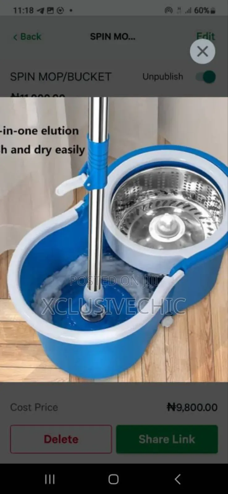 Spin Mop Colored