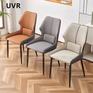 Design Chair Metal Patio Soft Dining Table Leather Chair