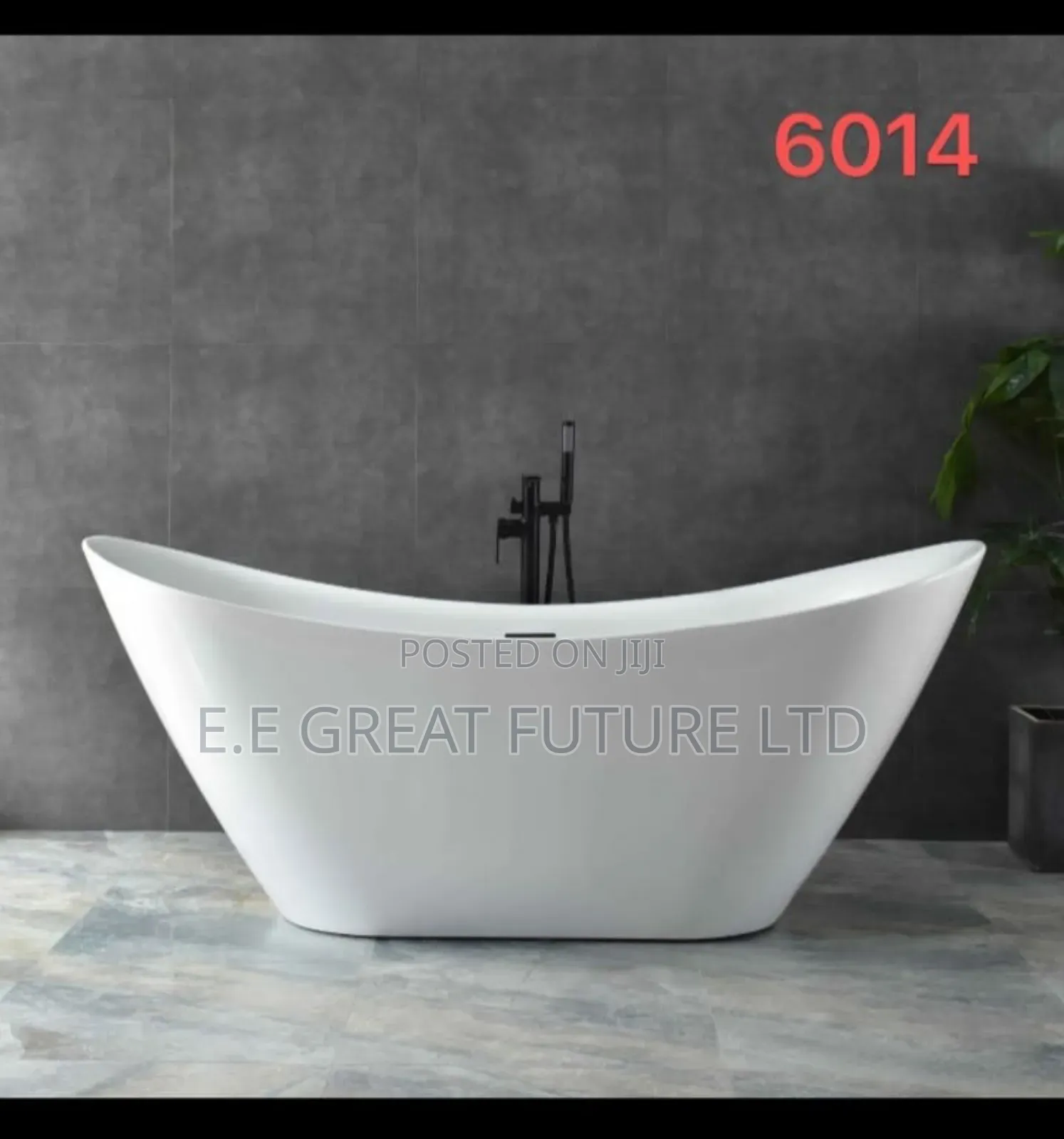 Acrylic White Bathtub