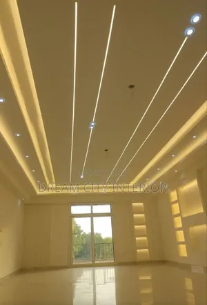 Gypsum Board Ceiling With Profile Light Design