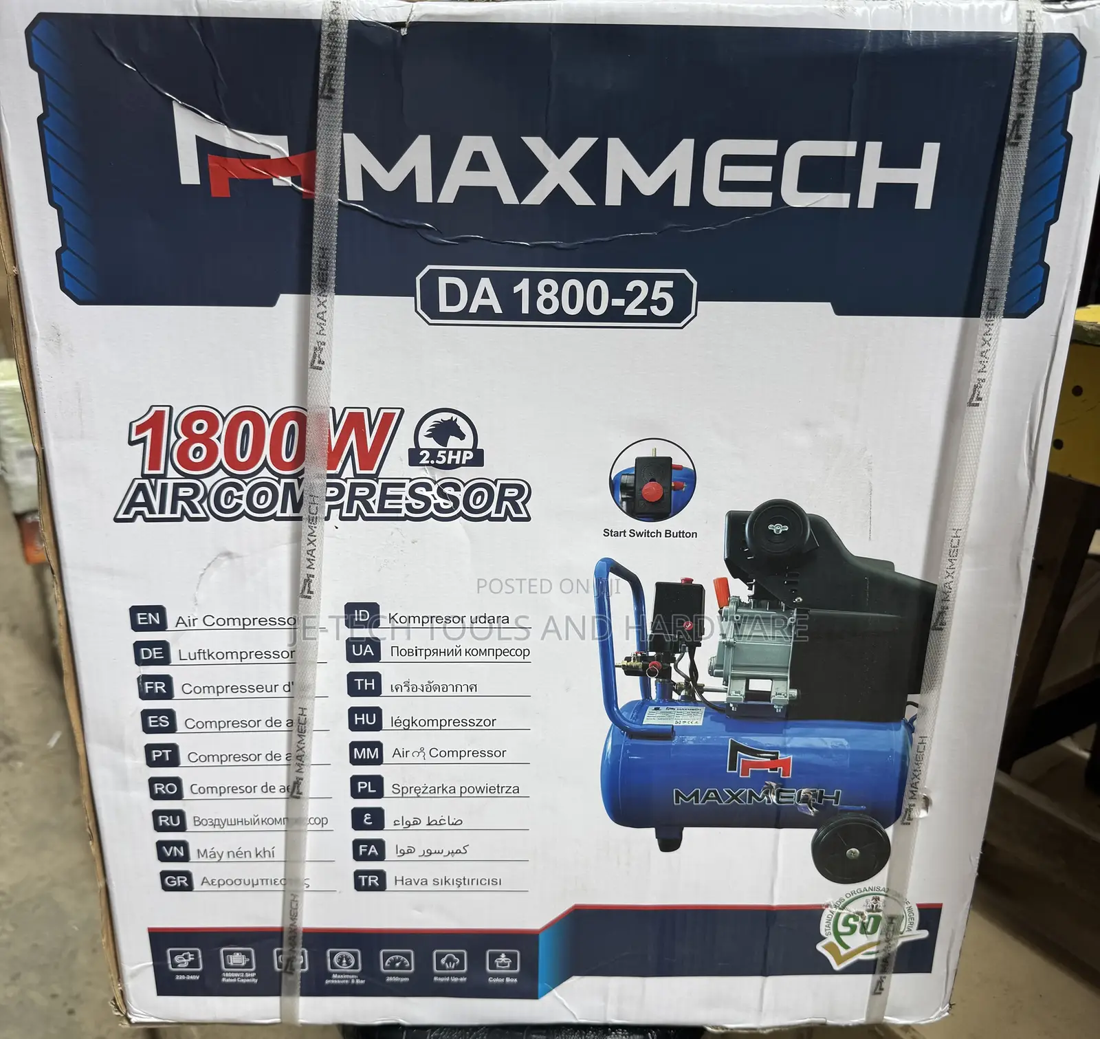 Maxmech Compressor Da 1800-25l