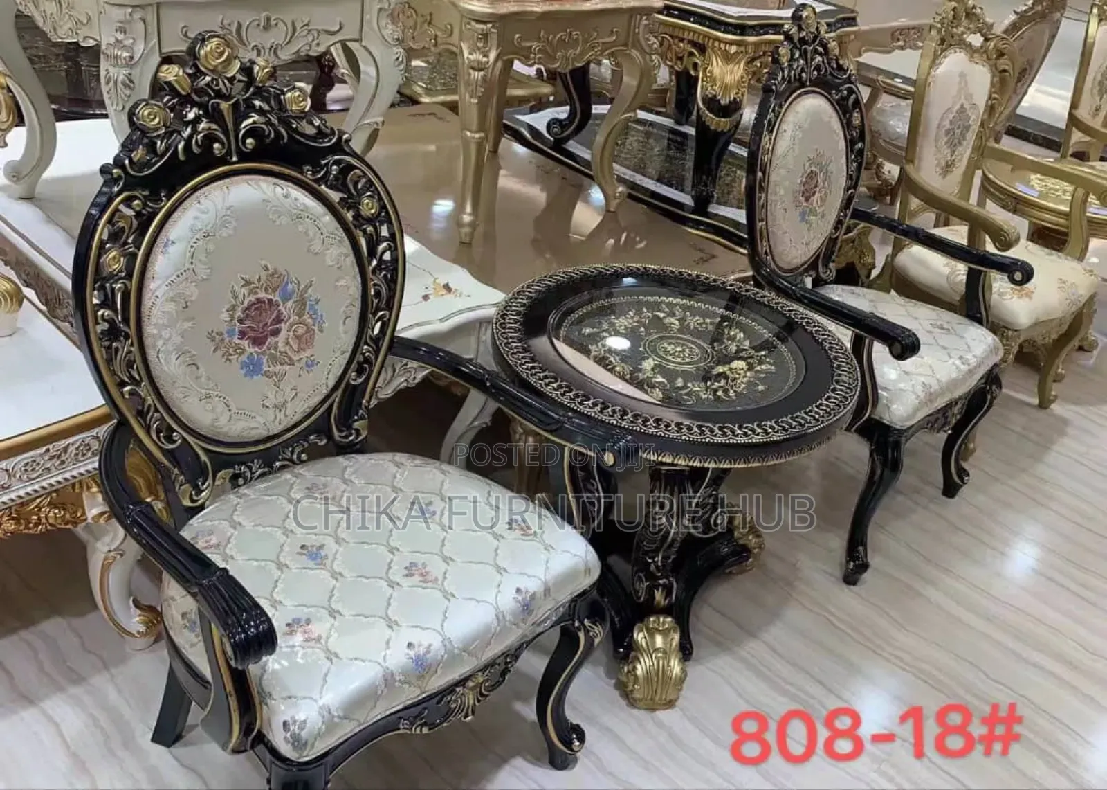 Quality Set of Console Table Nd Chairs