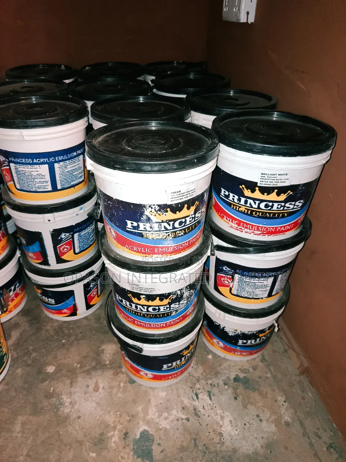 Princess Emulsion Paints 4 Liters