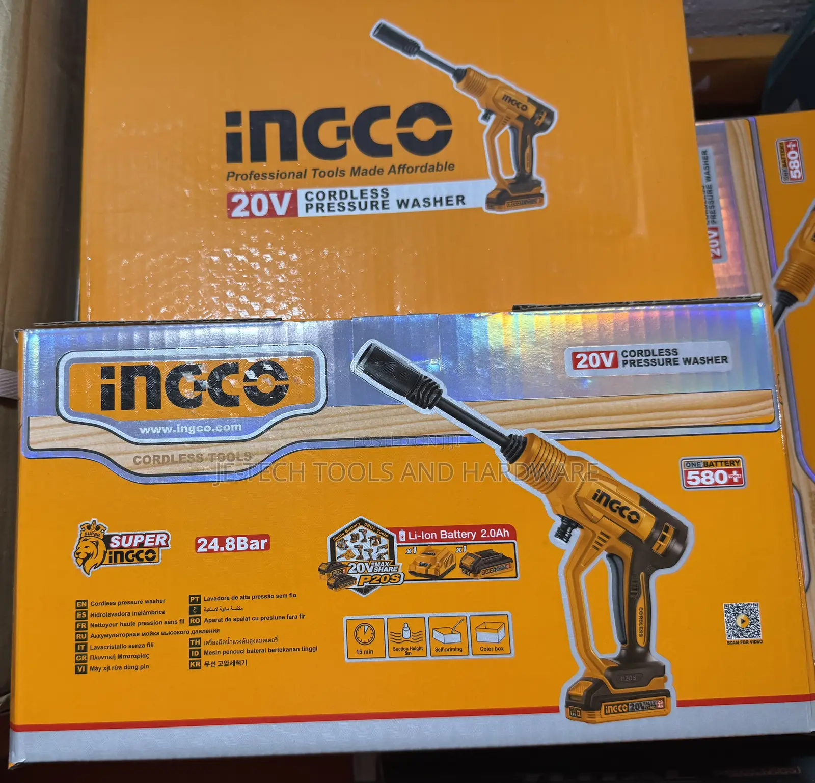 Ingco 20v Cordless Pressure Washe