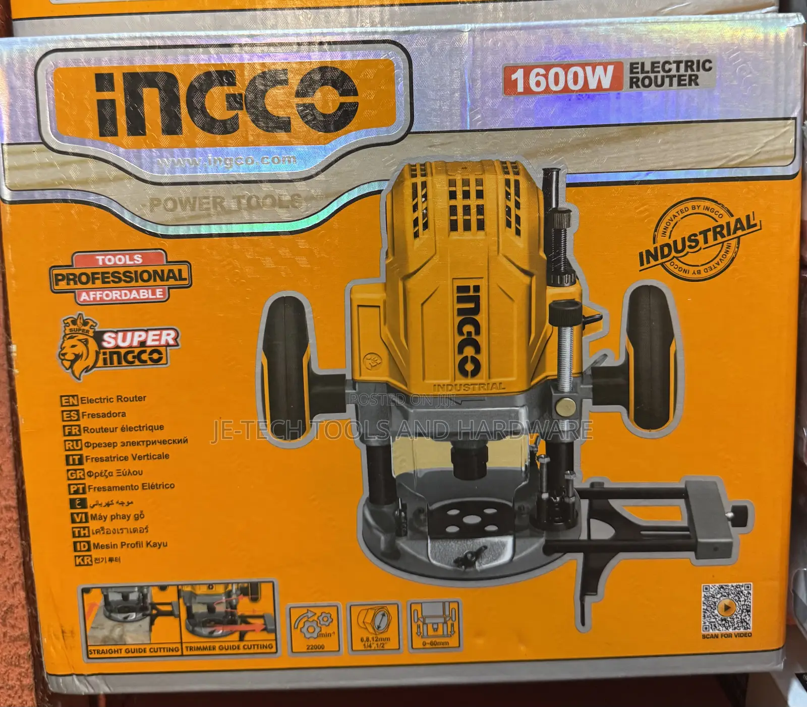 Ingco 1600w Electric Router