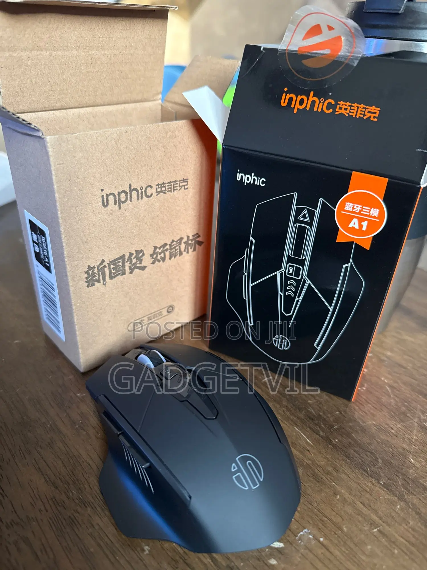Wireless Bluetooth 3-mode Mute Business Office Gaming Mouse 2400dpi