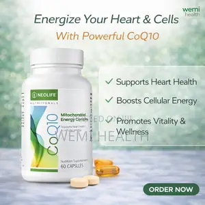 Coq10 - 60 Capsules Coenzyme Q10 Ubiquinone