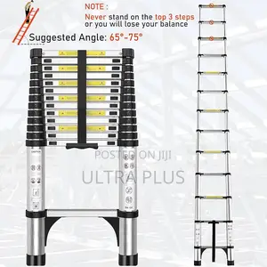 Folding Telescopic Extension (3.1m+3.1m) Tall Loft Ladder