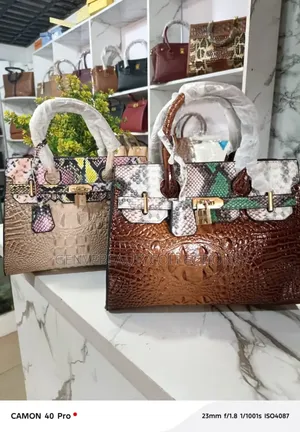 High Flowery Glossy Bag