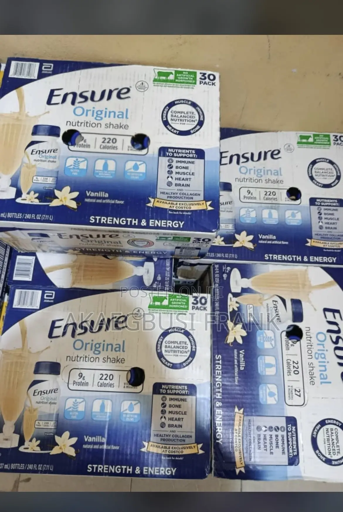 Ensure Original Nutrition Shake by 30
