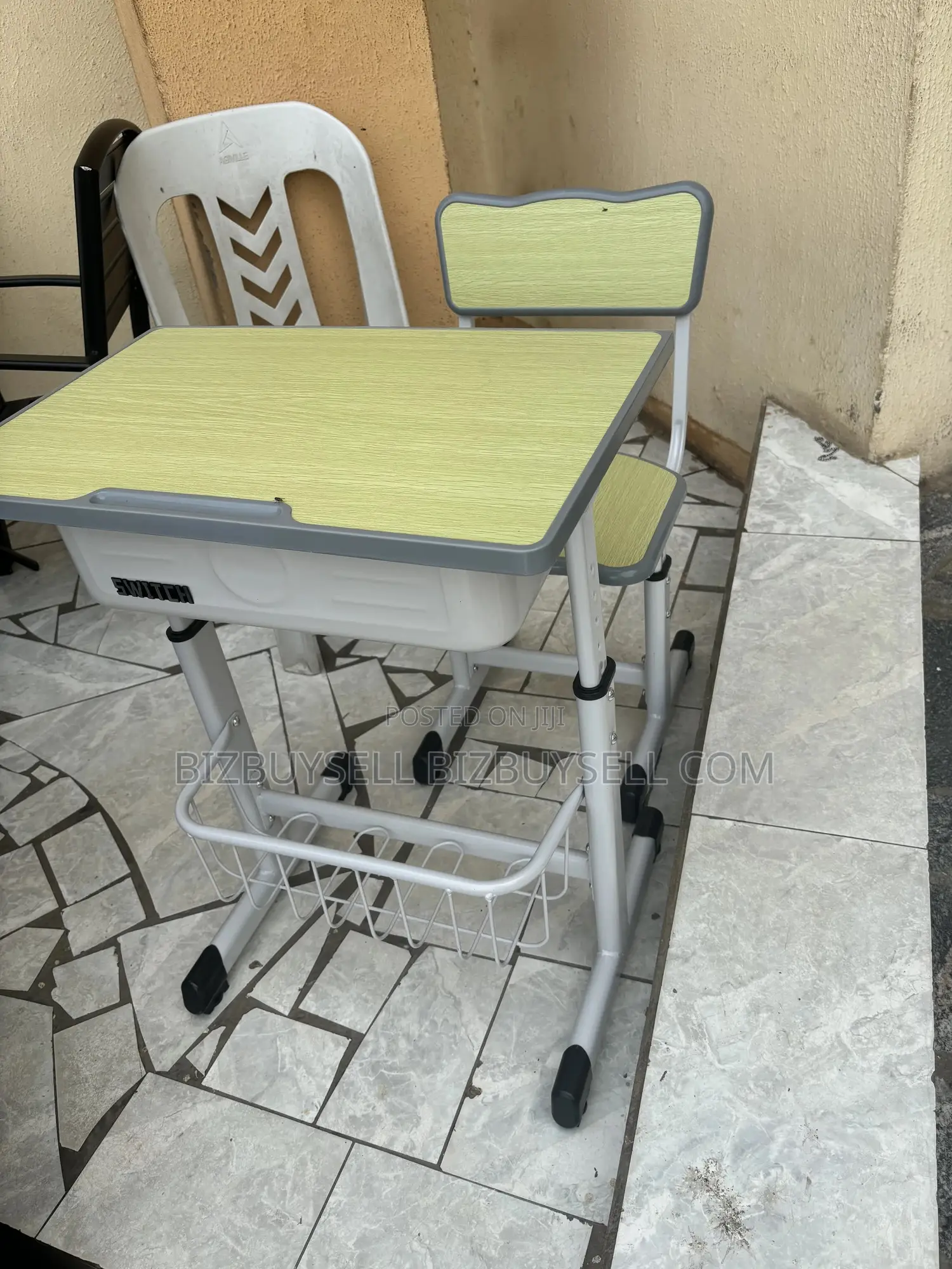 Student Study Chair With Table