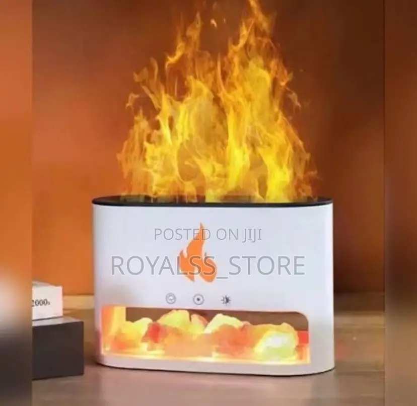 300ml Flame Aromatherapy Humidifier With Crystal Stone