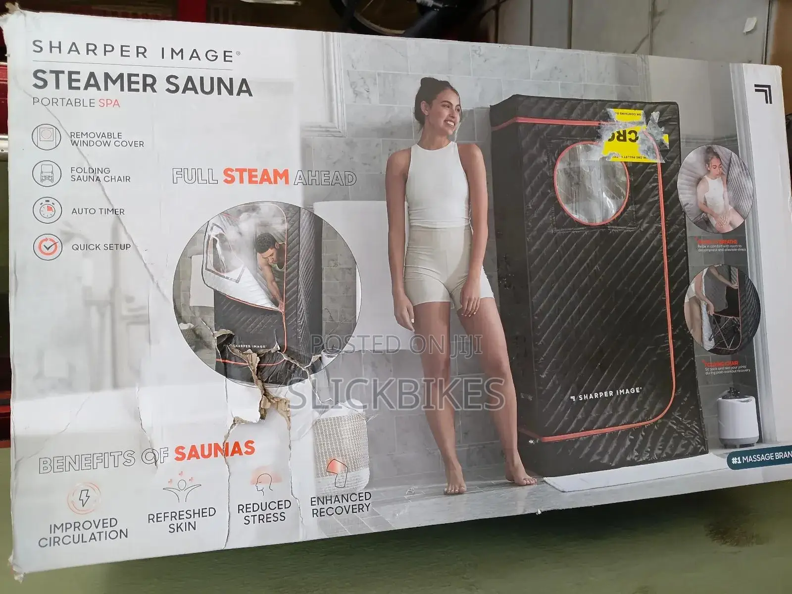 Sharper Image Steamer Sauna Portable Spa