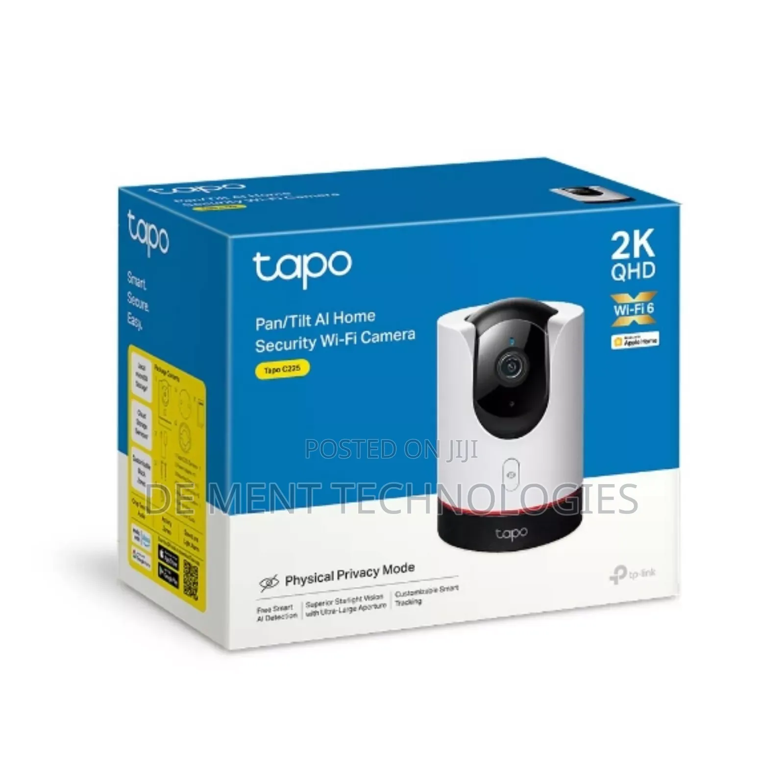Tp-Link Tapo C225 Pan/Tilt Ai Home Security Wi-Fi Camera