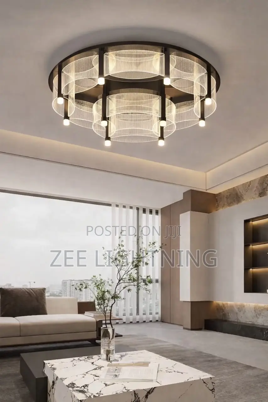2-Step Led Round Chandelier